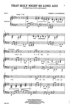 That Holy Night So Long Ago von Robert C. Clatterbuck 