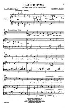 Cradle Hymn von Gilbert M. Martin 