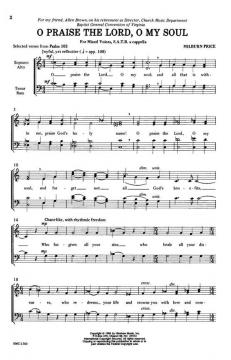 O Praise The Lord, O My Soul von Milburn Price 