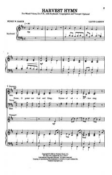 Harvest Hymn von Lloyd Larson 