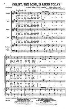 Christ, The Lord, Is Risen Today von Jenyo Banjai 