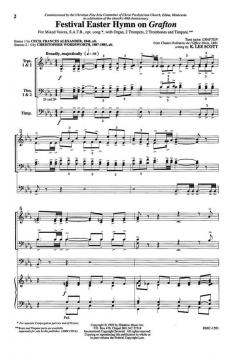 Festival Easter Hymn On Grafton von K. Lee Scott 