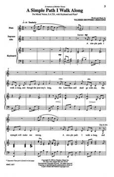 A Simple Path I Walk Along von Valerie J. CrescenzValerie J. Crescenz 