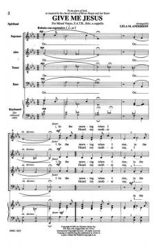 Give Me Jesus von Lela Anderson 