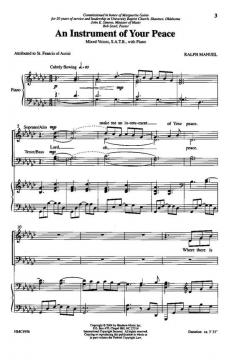 An Instrument Of Your Peace von Ralph Manuel 