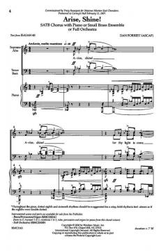 Arise, Shine von Dan Forrest (Download) 