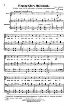 Singing Glory Hallelujah von Allen Pote 