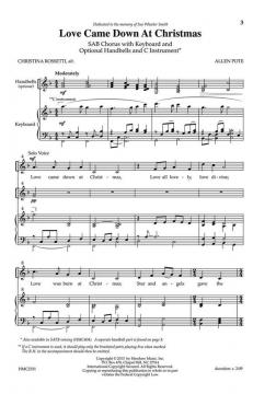 Love Came Down At Christmas von Allen Pote 