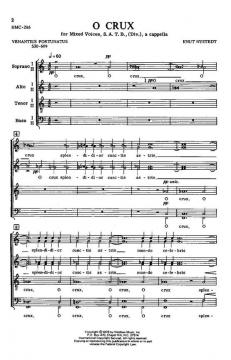O Crux von Knut Nystedt 