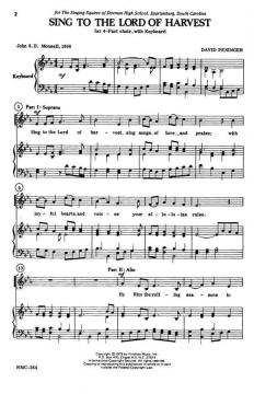 Sing To The Lord Of Harvest von David PeningerDavid Peninger 