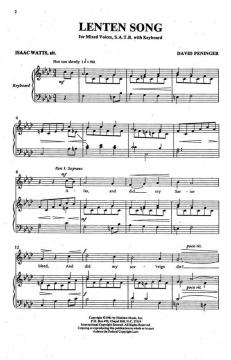 Lenten Song von David PeningerDavid Peninger 