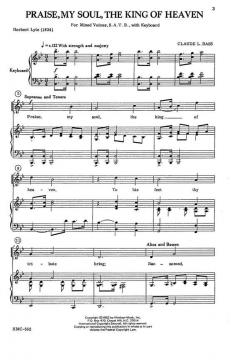 Praise, My Soul, The King Of Heaven von Claude L. Bass 