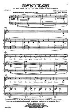 Away In A Manger von William J. Kirkpatrick 