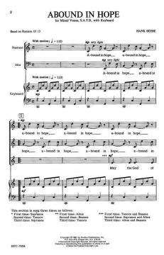 Abound In Hope von Hank Beebe 
