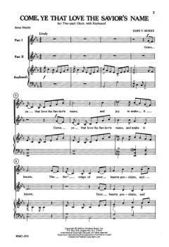 Come, Ye That Love The Savior's Name von John BurkeJohn Burke 