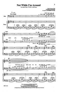 Not While I'm Around von Stephen Sondheim 