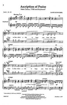 Ascription Of Praise von David Schwoebel 