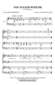 You Stayed with Me von Taylor Scott Davis (Download) 