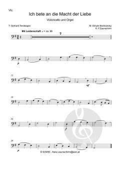 Ich bete an die Macht der Liebe von Dmitri Stepanowitsch Bortniansky (Download) 