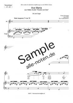 Ave Maria c1 - c2 von Franz Schubert (Download) 