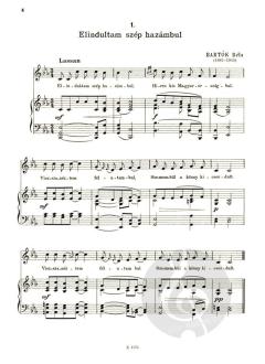 Hungarian Folksongs von Béla Bartók 
