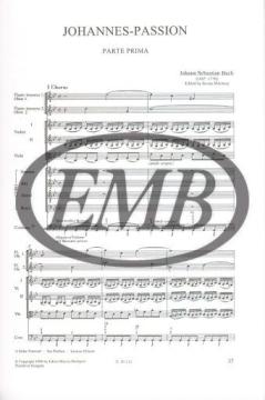 Johannes-Passion BWV 245 von Johann Sebastian Bach 