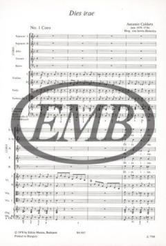 Dies irae Mc 8 von Antonio Caldara 