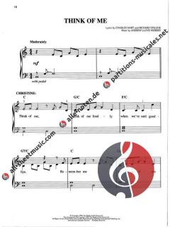 The Phantom Of The Opera (Easy Piano) von Andrew Lloyd Webber 