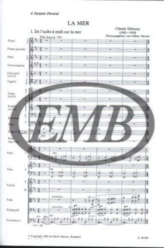 La mer. Trois esquisses symphoniques von Claude Debussy 