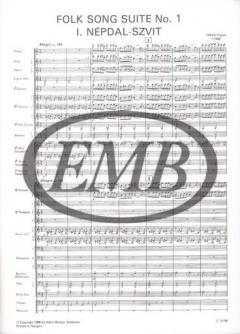 Folksong Suite No. 1 For Wind Band (Frigyes Hidas) 