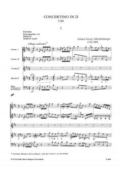 Concertino in D (Johann Georg Albrechtsberger) 