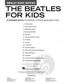 The Beatles for Kids - Really Easy Guitar Series 