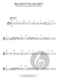 Nice Work If You Can Get It von George Gershwin (Download) 