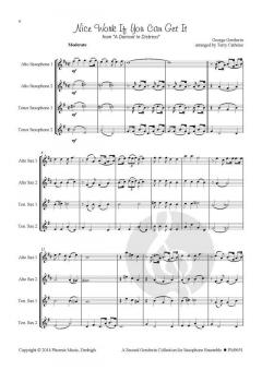 A Second Gershwin Collection for Saxophone Ensemble 