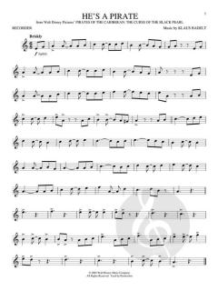 Favorite Movie Themes Recorder 