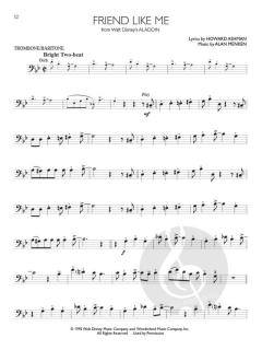 Disney Solos For Trombone Or Baritone 