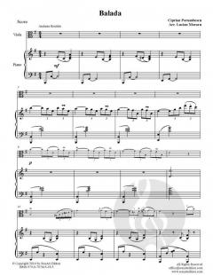 Balada von Ciprian Porumbescu 