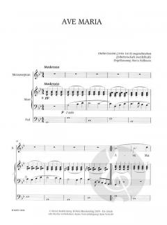 Ave Maria für Mezzosopran und Orgel von Giulio Caccini 