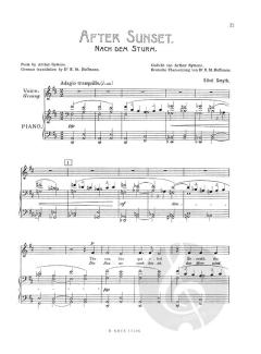 Drei Lieder vom Meere von Ethel Smyth 