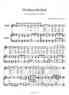 Drei Weihnachtslieder von Carl Reinecke 