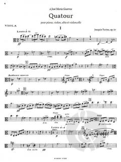 Klavierquartett a-Moll op.67 von Joaquin Turina 