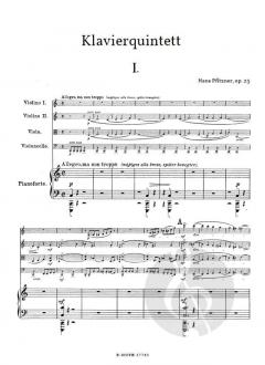 Klavierquintett op.23 von Hans Pfitzner 
