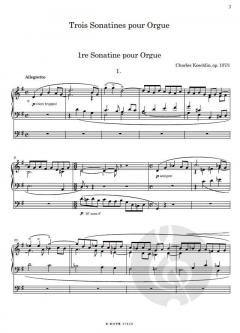 Orgelwerke 1: Sonatinen und Vocalisen von Charles Koechlin im Alle Noten Shop kaufen