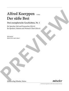 Der süße Brei von Alfred Koerppen (Download) 