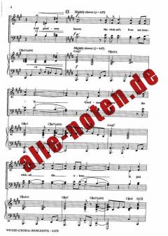 Wicked (Choral Highlights) von Stephen L. Schwartz (Download) 