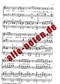 Wicked (Choral Highlights) von Stephen L. Schwartz (Download) 