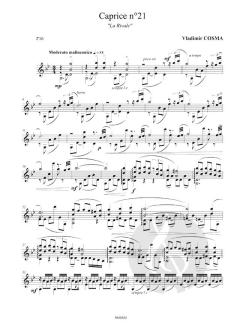 24 Caprices Mandoline Solo von Vladimir Cosma im Alle Noten Shop kaufen