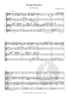 Facing Phosphor von Berliner Saxophonquartett (Download) 