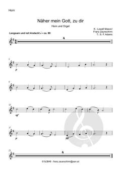 Näher mein Gott zu dir von Lowell Mason (Download) 