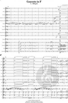 Concerto in F op. 41 von Carl Friedrich Ebers 
